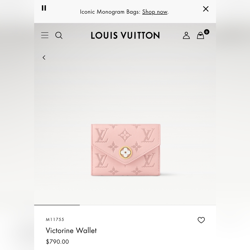 ISO Louis vuitton Victorine Rose wallet
